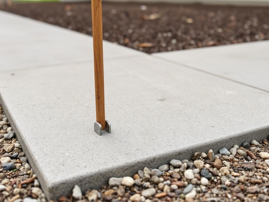 Finished concrete project in the New York service area