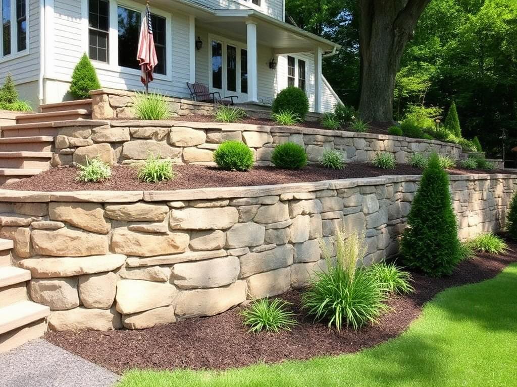 Completed brick and masonry project