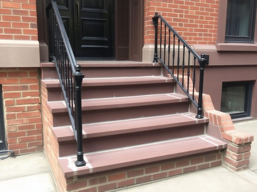 Residential masonry repair completed by Gotham Home Services